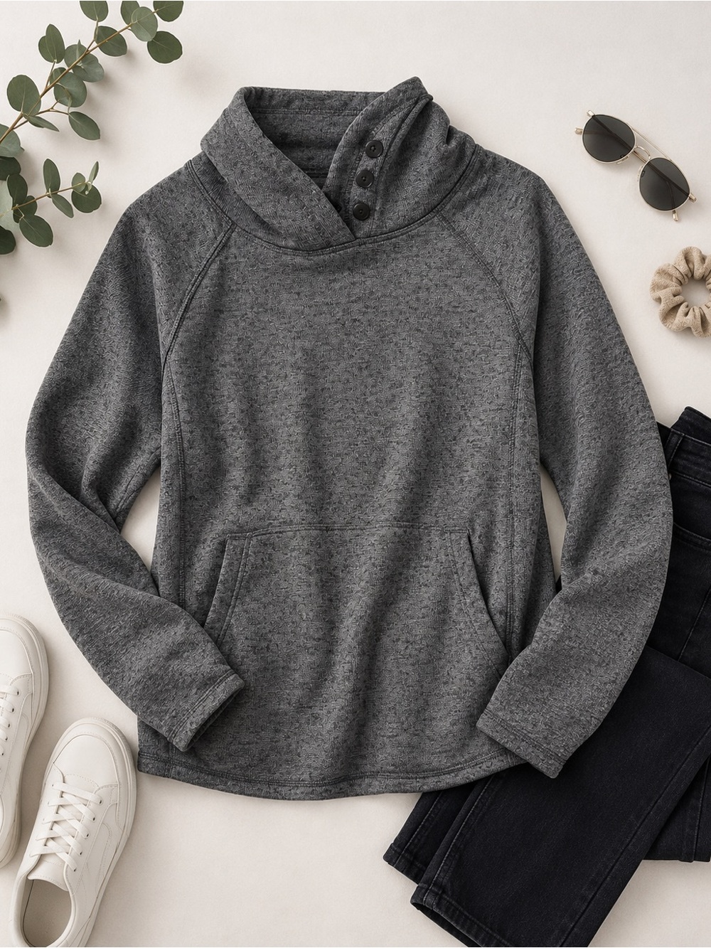 Victory Outfitters Gray Hooded Pullover
